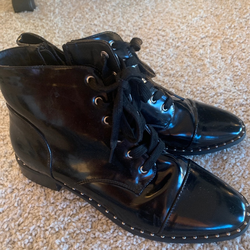 NEW Black combat boots